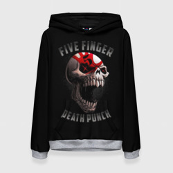 Женская толстовка 3D Five Finger Death Punch 5FDP