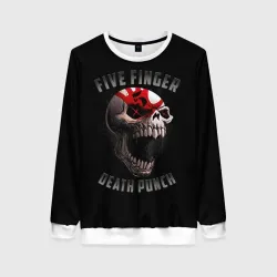 Женский свитшот 3D Five Finger Death Punch 5FDP