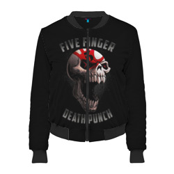 Женский бомбер 3D Five Finger Death Punch 5FDP