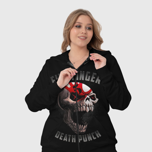 Женский костюм 3D с принтом Five Finger Death Punch | 5FDP, фото #4