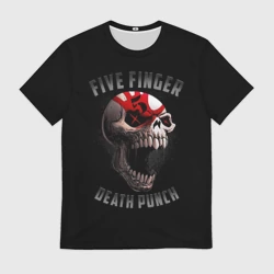 Мужская футболка 3D Five Finger Death Punch 5FDP