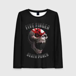 Женский лонгслив 3D Five Finger Death Punch 5FDP