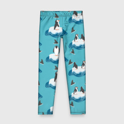 Детские леггинсы 3D Пингвины