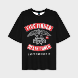 Футболка oversize 3D унисекс Five Finger Death Punch (5FDP)