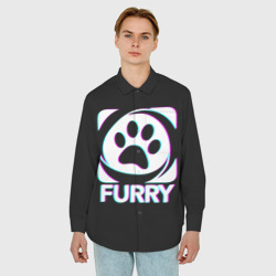 Мужская рубашка oversize 3D Furry - фото 2