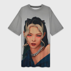 Платье-футболка 3D Hot Jennie