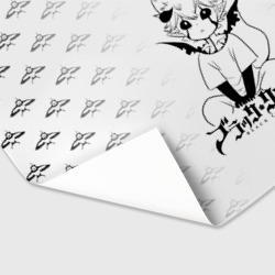 Бумага для упаковки 3D Черный демон Аста и Неро - фото 2