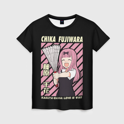 Женская футболка 3D Chika Fujiwara, цвет 3D печать