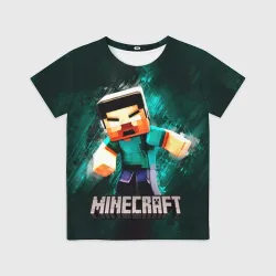 Детская футболка 3D Minecraft