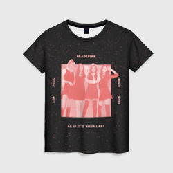 Pink blank  – Женская футболка 3D с принтом купить со скидкой в -26%