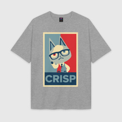 Мужская футболка Oversize хлопок texturе Crisp