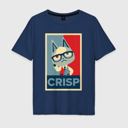 Мужская футболка хлопок Oversize Crisp