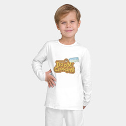 Детская пижама с лонгсливом хлопок Doom crossing арт - фото 2