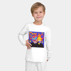 Детская пижама с лонгсливом хлопок Dream team Doom Crossing meme - фото 2