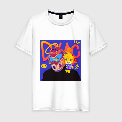 Мужская футболка из хлопка с принтом Dream team Doom Crossing meme, вид спереди №1