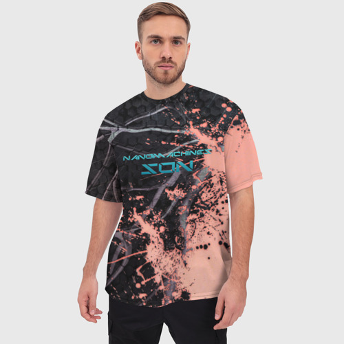Мужская футболка oversize 3D MGR - Nanomachines Son, цвет 3D печать - фото 3