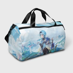 Сумка спортивная 3D Eula Genshin Impact
