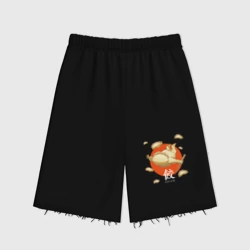 Женские шорты oversize футер хлопок Jiaozi