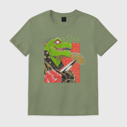 Мужская футболка хлопок Caiman and Jiaozi