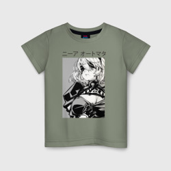 Детская футболка хлопок Nier Automata-replicant
