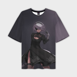 Мужская футболка oversize 3D Nier