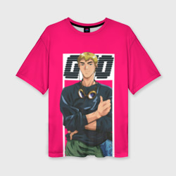 Женская футболка oversize 3D Great Teacher Onizuka