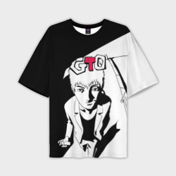 GTO – Мужская футболка oversize 3D с принтом купить со скидкой в -50%