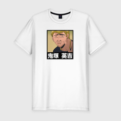 Мужская футболка хлопок Slim Onizuka face