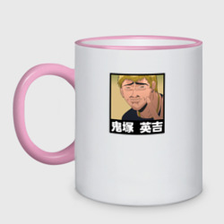 Кружка двухцветная Onizuka face