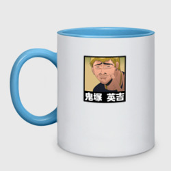 Кружка двухцветная Onizuka face