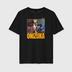 Женская футболка хлопок Oversize Onizuka