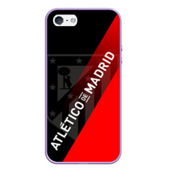 Чехол для iPhone 5/5S матовый Атлетико Мадрид Atletico