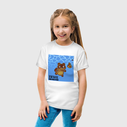 Детская футболка хлопок Нирвана Кроссинг, цвет белый - фото 5