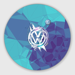 Круглый коврик для мышки Volkswagen