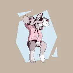 Мужской свитшот хлопок Собака Фурри скейтбордист Furry - фото 2