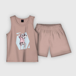 Детская пижама с шортами хлопок Собака Фурри Furry