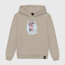 Мужская толстовка хлопок Собака Фурри скейтбордист Furry