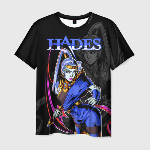 Мужская футболка с принтом Hades Megaera, вид спереди №1