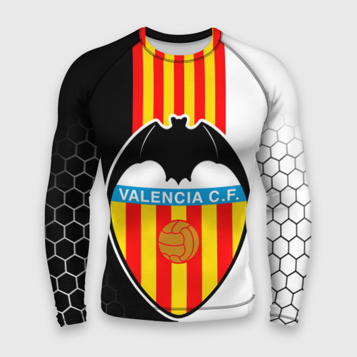 Мужской рашгард 3D FC Valencia ФК валенсия, цвет 3D печать