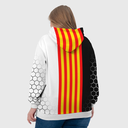 Женская толстовка 3D FC Valencia ФК валенсия, цвет 3D печать - фото 7