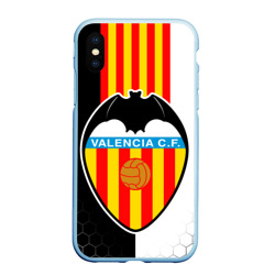 Чехол для iPhone XS Max матовый FC Valencia ФК валенсия