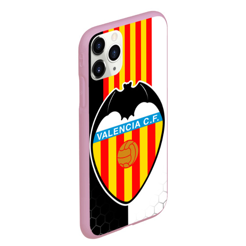 Чехол для iPhone 11 Pro Max матовый FC Valencia ФК валенсия, цвет розовый - фото 3