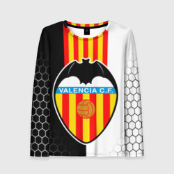 Женский лонгслив 3D FC Valencia ФК валенсия