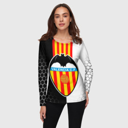 Женский лонгслив 3D FC Valencia ФК валенсия - фото 2