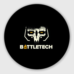 Круглый коврик для мышки Battletech