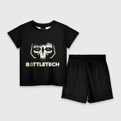 Детский костюм с шортами 3D Battletech