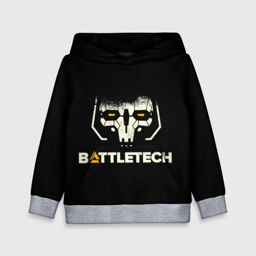 Детская толстовка 3D Battletech, цвет меланж