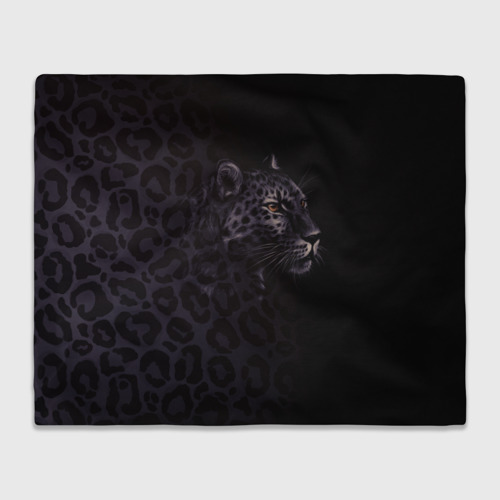 Плед 3D Леопард, цвет 3D (велсофт)