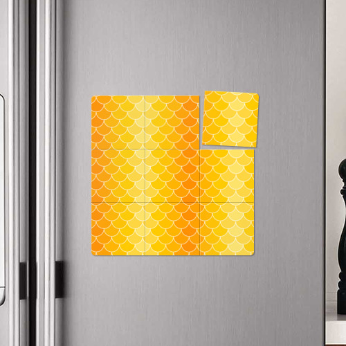Магнитный плакат 3Х3 Желтая чешуя - фото 4