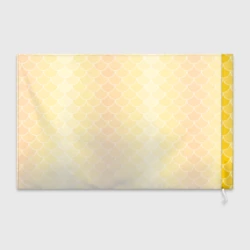 Флаг 3D Желтая чешуя - фото 2